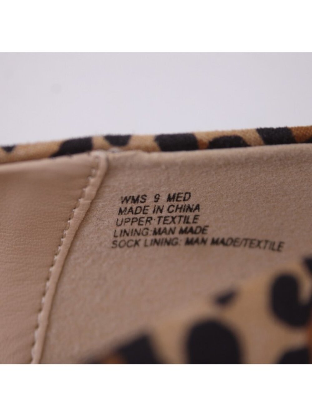 Apt 9 Heels Tinsleyy Cheetah Sz 9 M Brown Black Animal Print Fabric 3" Heels - Picture 7 of 9